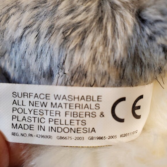 "Miyoni" Miniature Schnauzer Plush Toy by Aurora. 9 in - Picture 13 of 13